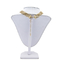 Стразы ожерелиь ювелирных изделий моды инициала имени прозрачные отклоняя вышитые бисером ожерелья